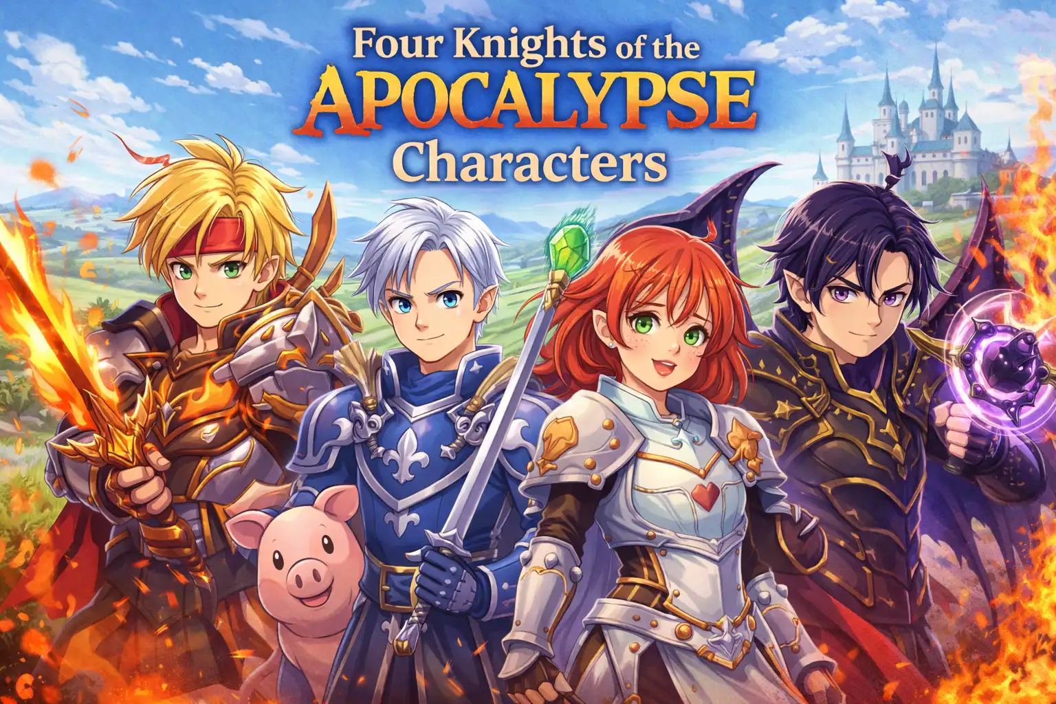 Four Knights Of The Apocalypse Characters