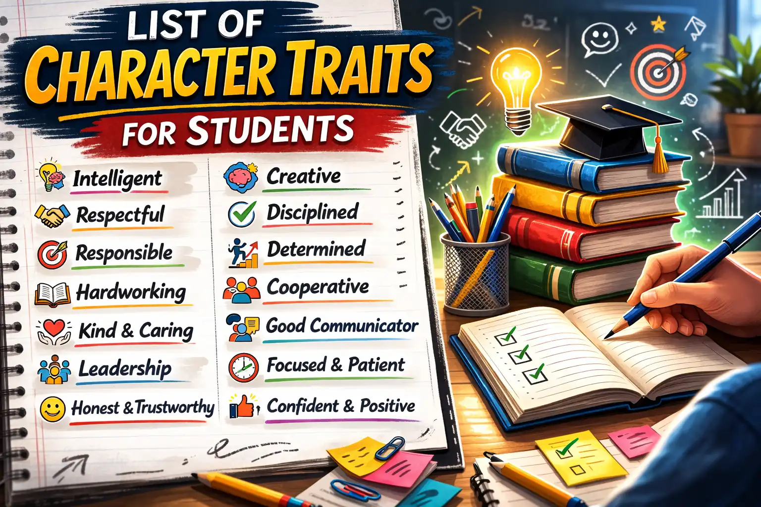 List of Character Traits for Students